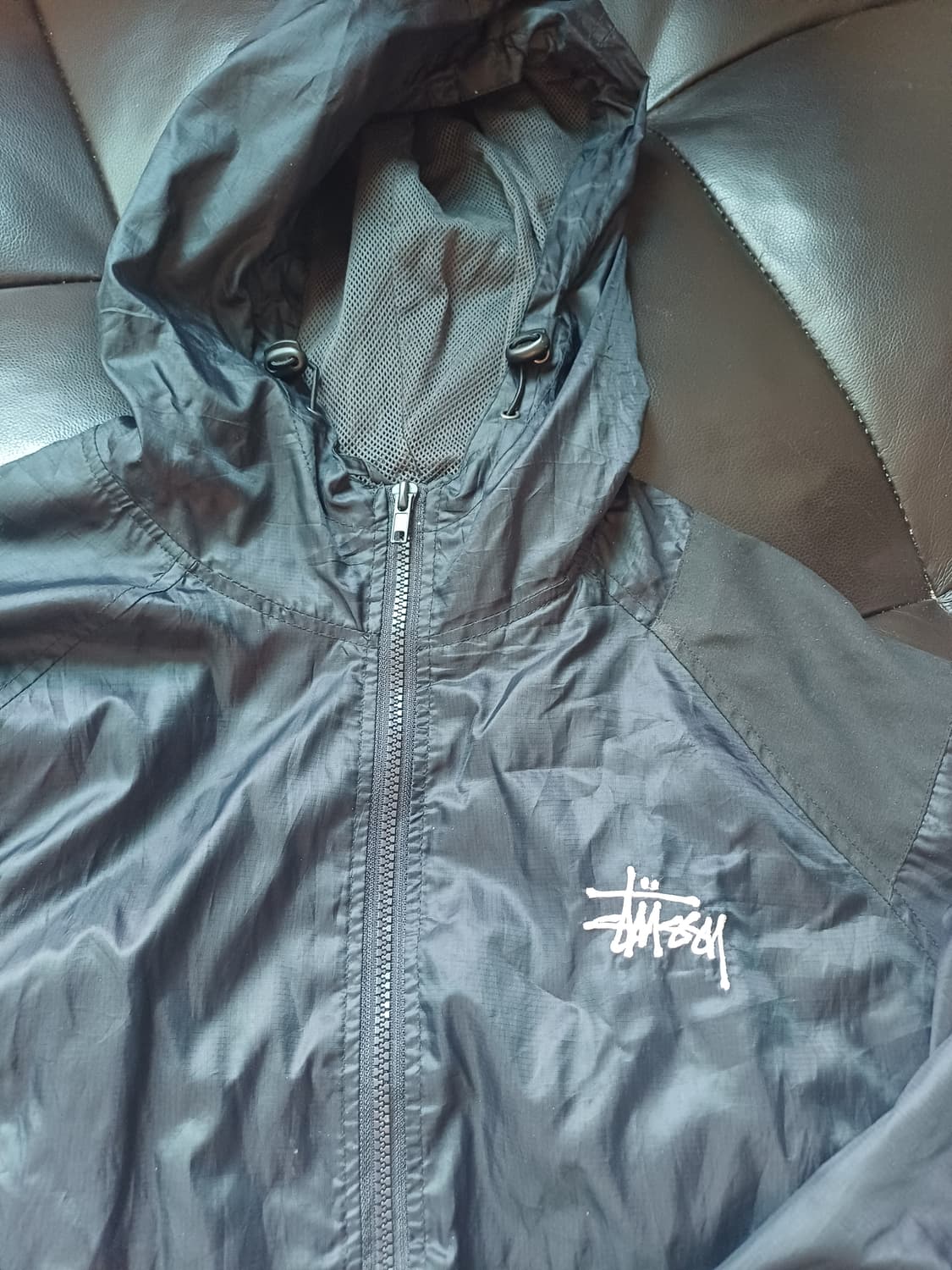 90s 스투시 바람막이 블랙 L 정품 상품이미지2