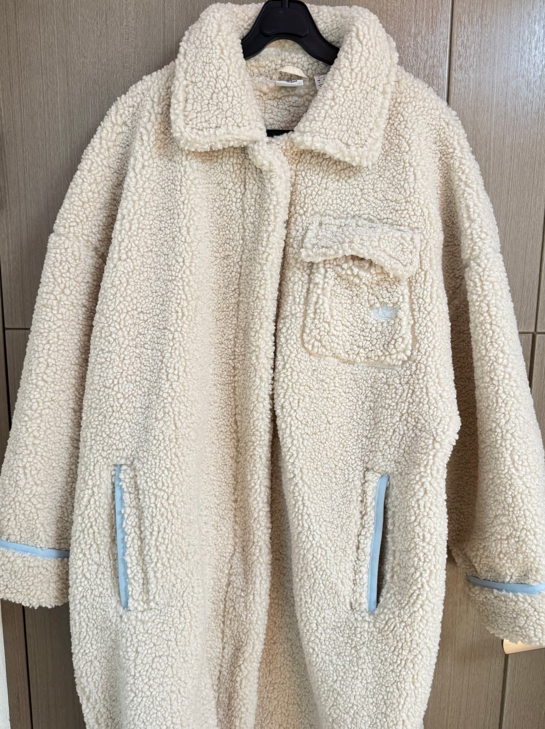 아디다스 아디컬러 쉐르파 플리스 자켓 S 제니, 로제 착용 상품이미지6