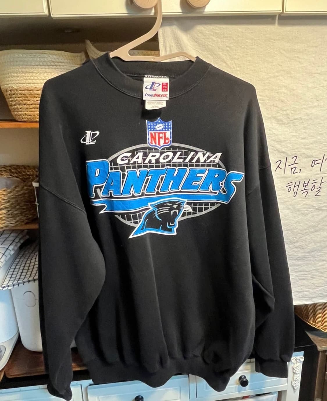 Nfl 캐롤리나 팬서스 맨투맨 상품이미지1