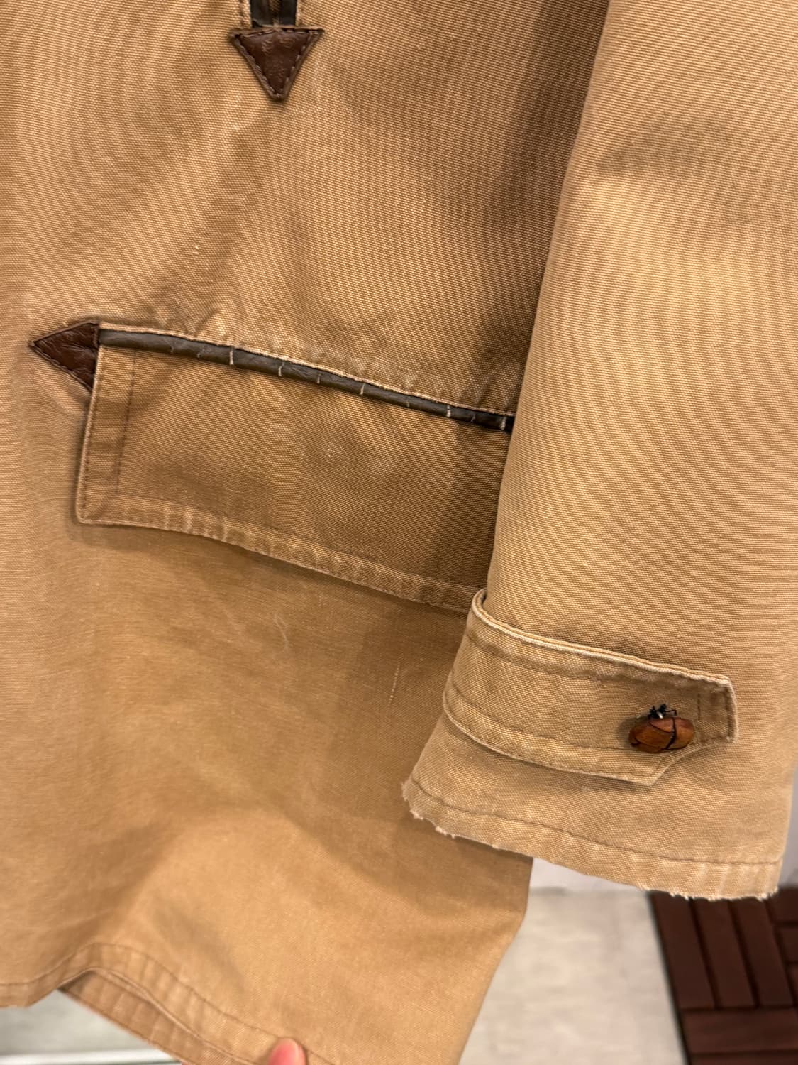 70s Vtg 프렌치 무톤 매키노 랜치 코트 상품이미지10