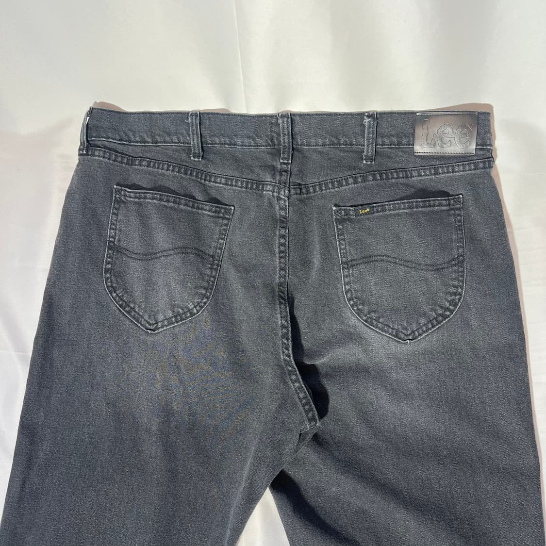 [40X36]LEE 리 빅사이즈 블랙 데님 팬츠 상품이미지6