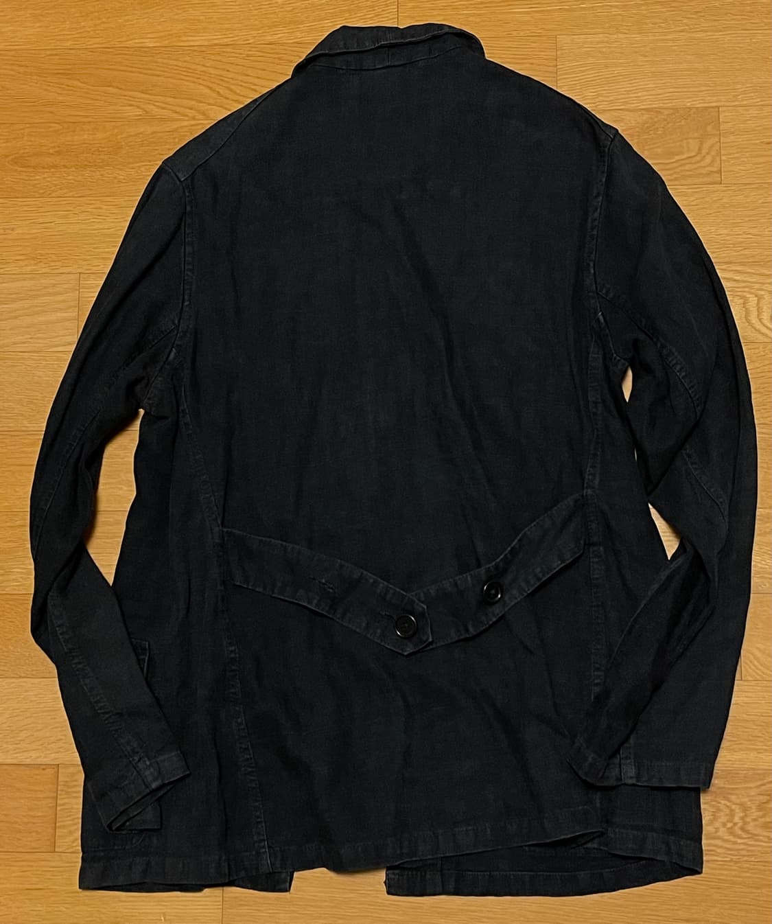 베트라 다크 네이비 헤비 린넨 프렌치 워크 자켓 상품이미지5