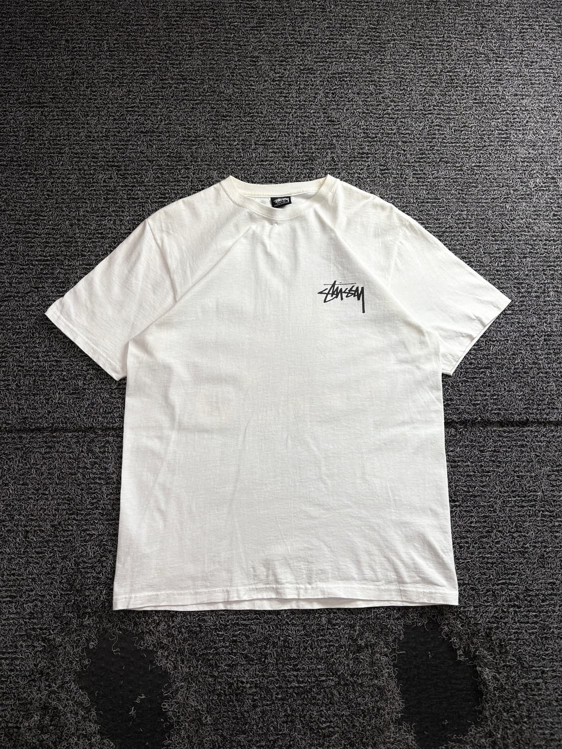 스투시 다이스 아웃 박시핏 반팔티 화이트 3595 상품이미지2