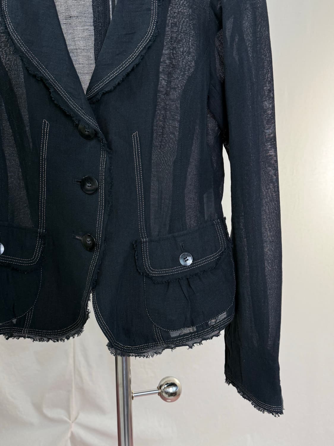 Sutjeso 린넨 스티치 자켓 상품이미지5