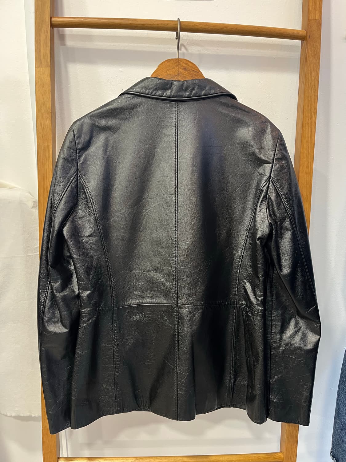 Classe 소가죽 블랙 자켓 상품이미지2