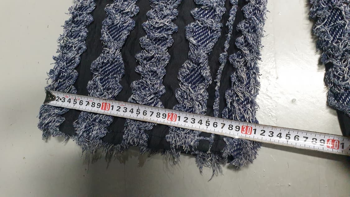 데님프린지 패턴 셔츠 & 바지 세트 상품이미지6