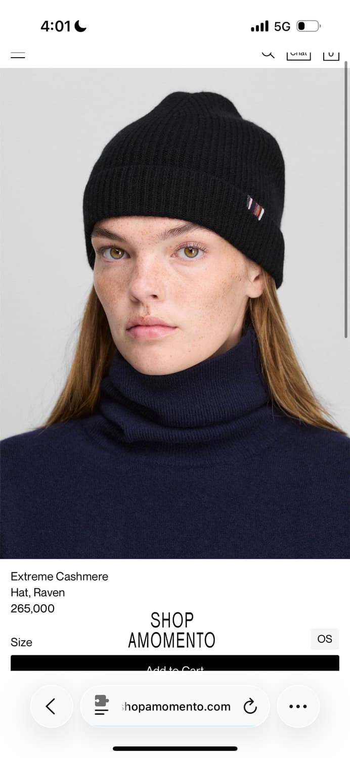 익스트림 캐시미어 비니 상품이미지1