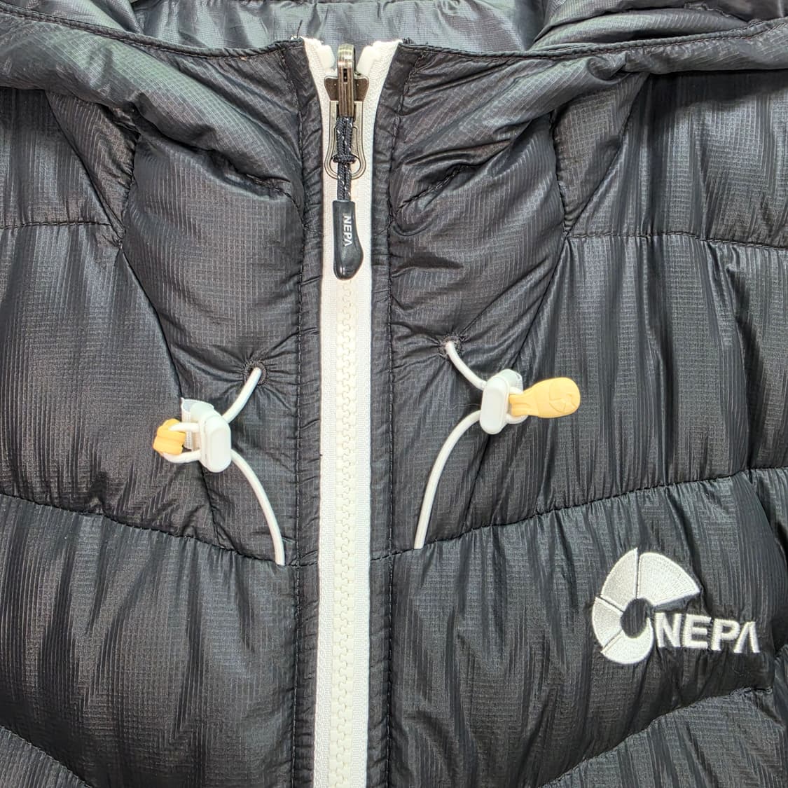 네파 거위털 후드 패딩 자켓 점퍼 집업 XL 105사이즈 새상품급 상품이미지5