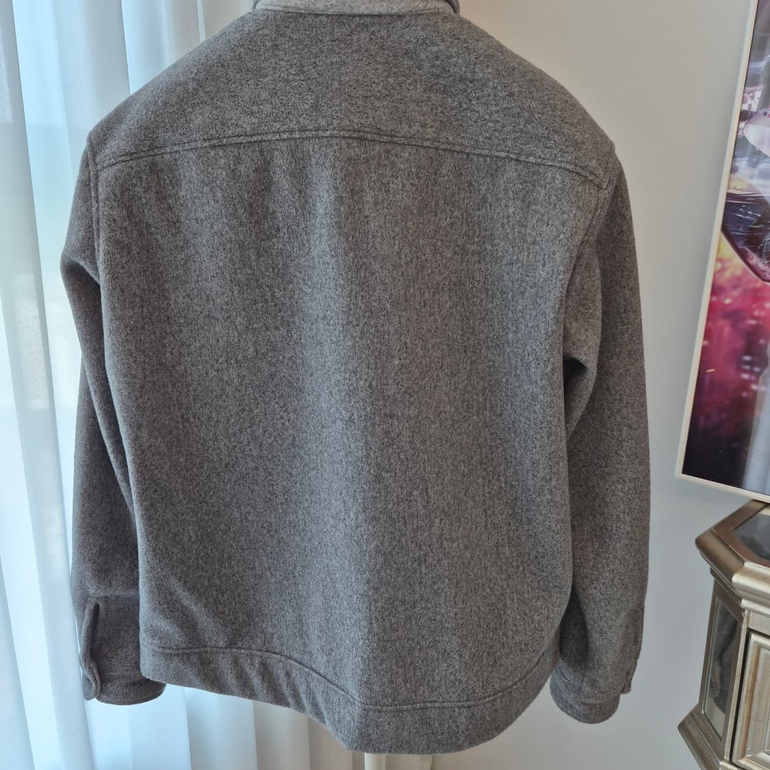 지오송지오 그레이 투포켓 울 아우터 셔츠 100사이즈 상품이미지5