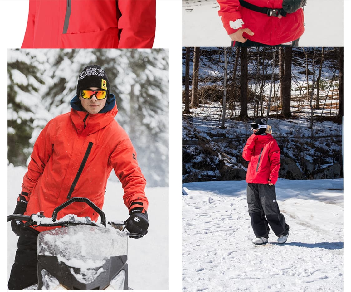 686 고어텍스 보드복 자켓 TRUE RED M사이즈  오버핏 100 상품이미지5