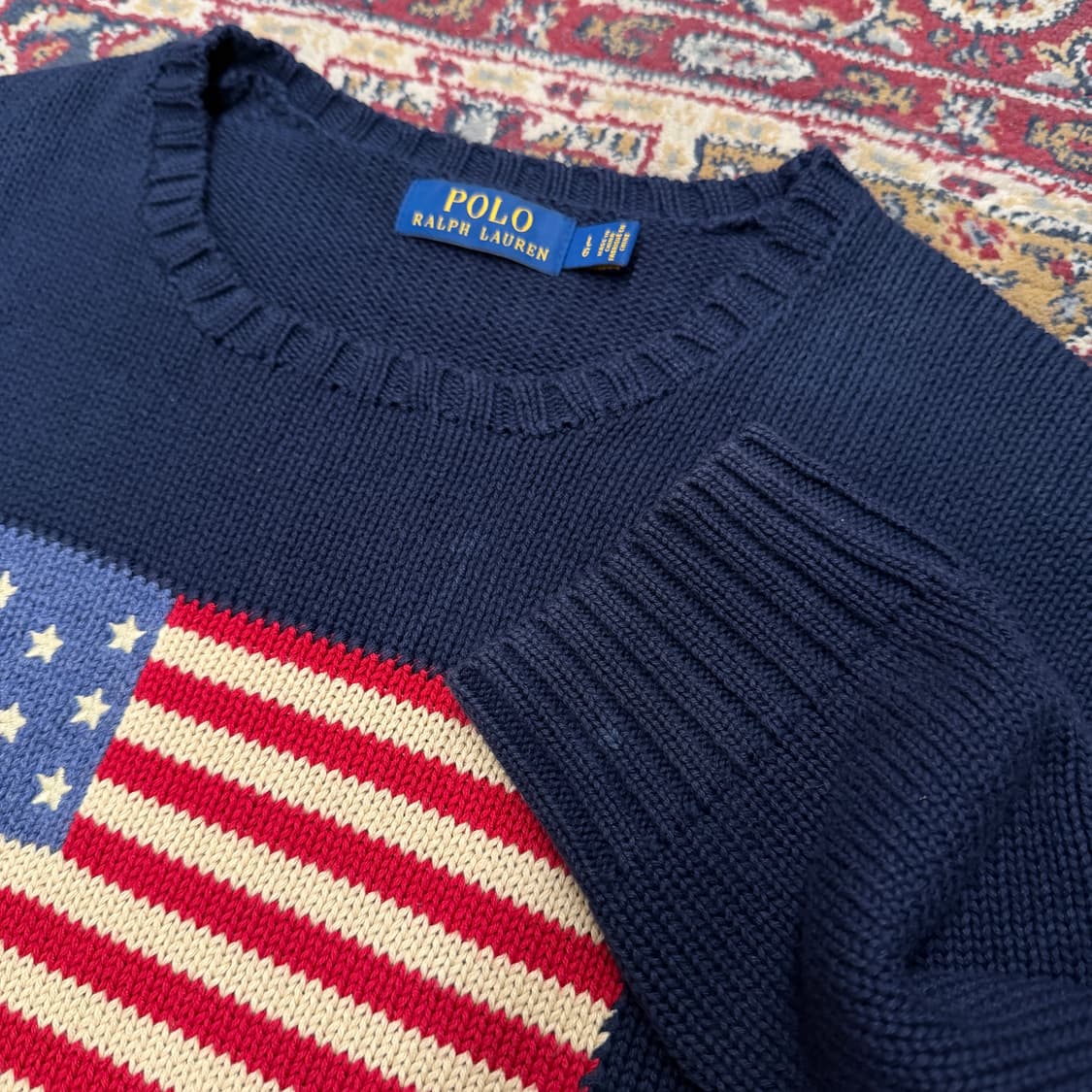 폴로 랄프로렌 성조기 니트 [ 100-105 ] 상품이미지5