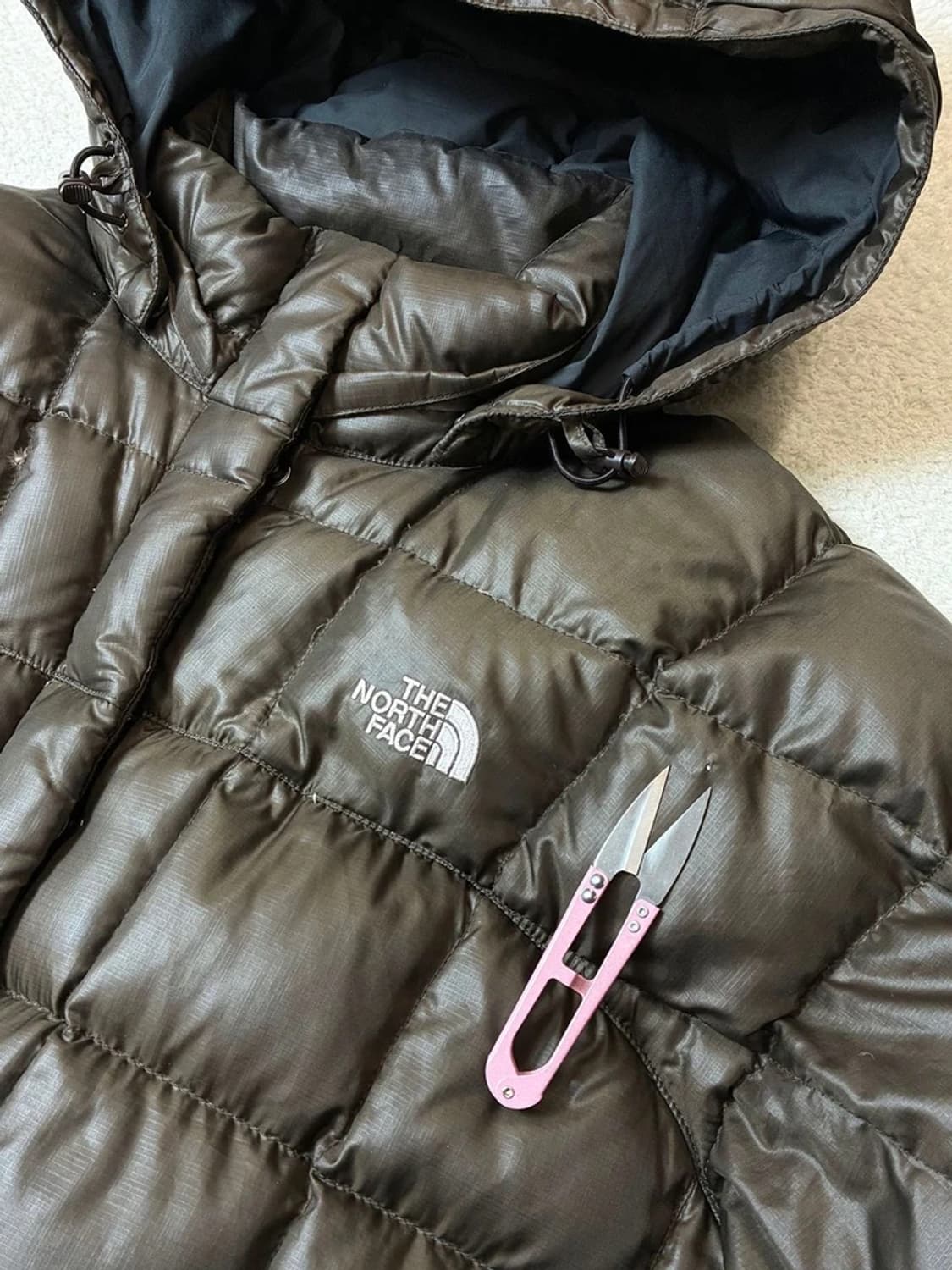 노스페이스 구스다운 600필 퀼팅 하프 패딩 PN6960 상품이미지6