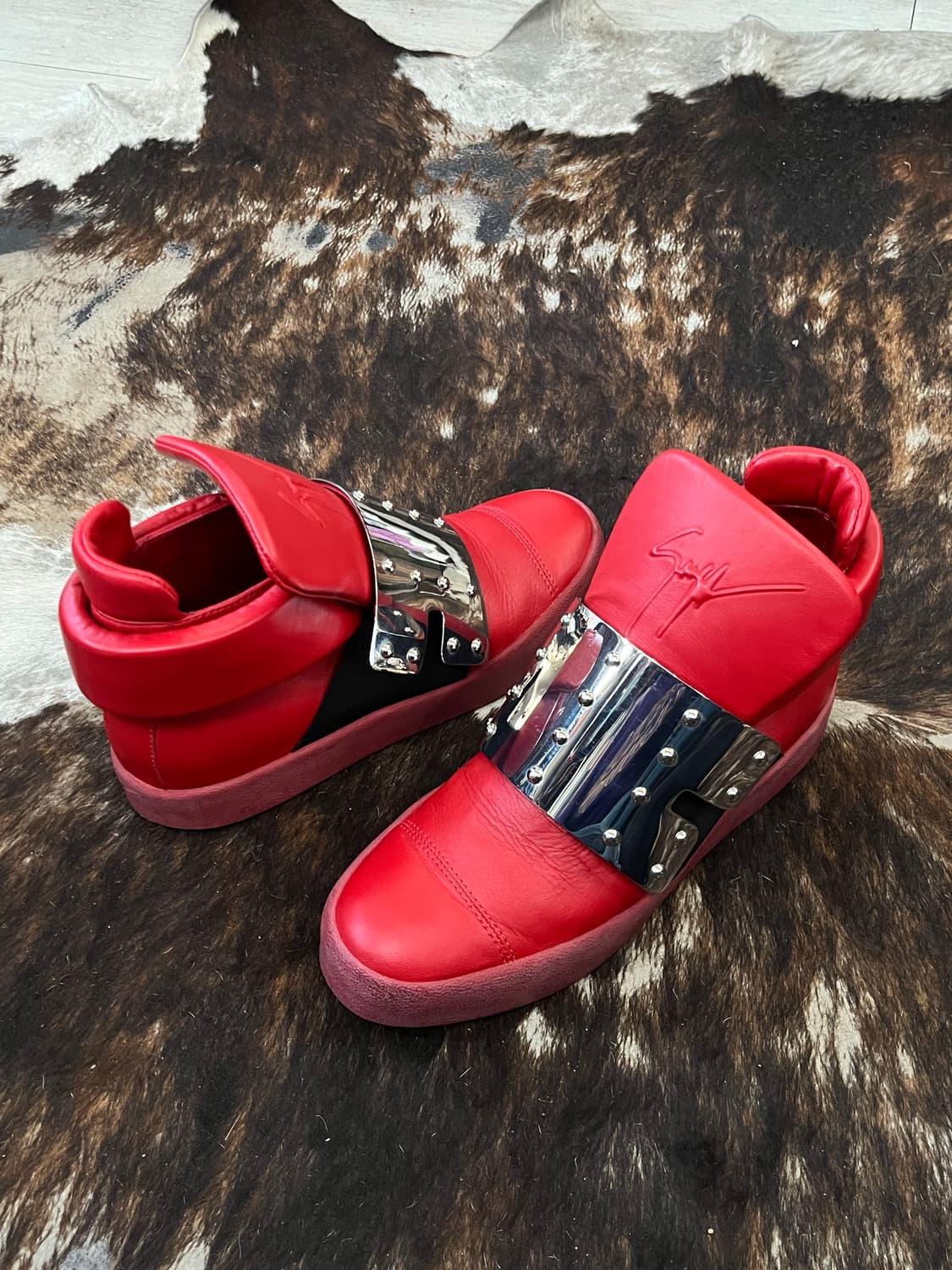 Giuseppe Zanotti Leather High Top Shoes 상품이미지1