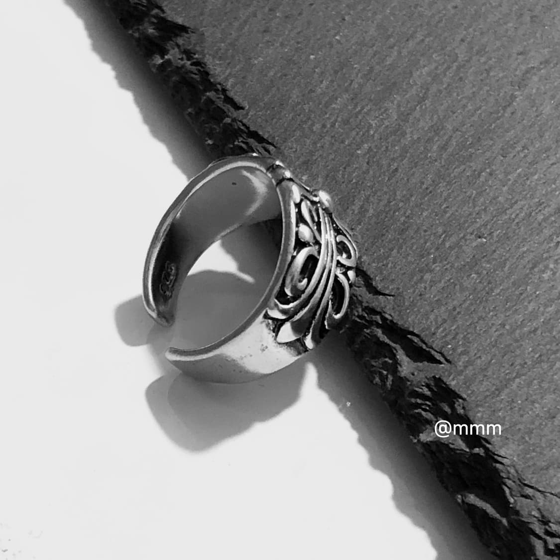 오픈링 크롬 반지 상품이미지9