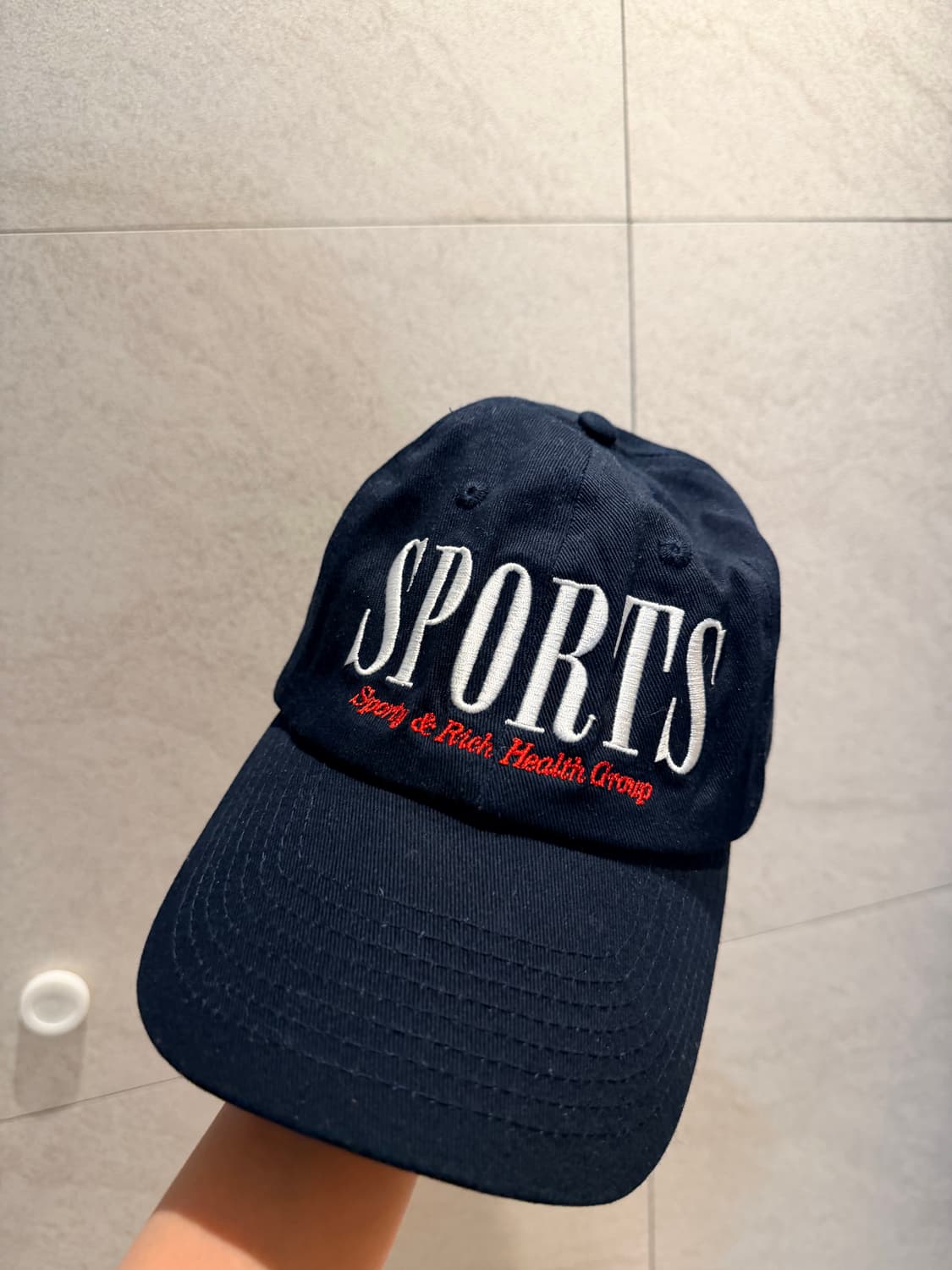 Sporty & Rich 스포티앤리치 SPORTS 볼캡 모자 상품이미지7