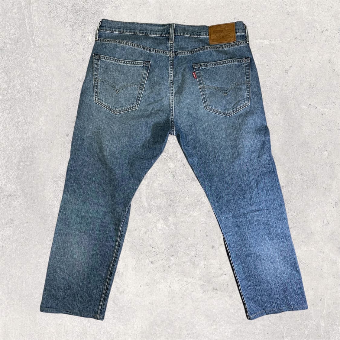 리바이스 프리미엄 가죽 패치 테이퍼드 핏 502 W34 상품이미지5