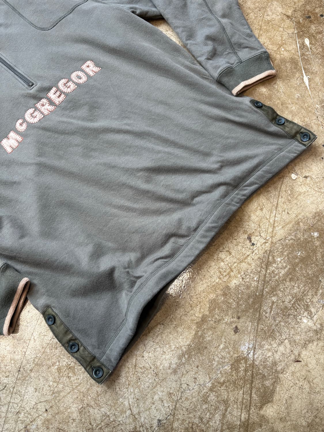 Mcgregor 안감 플리스 하프 집업 스웻 상품이미지3