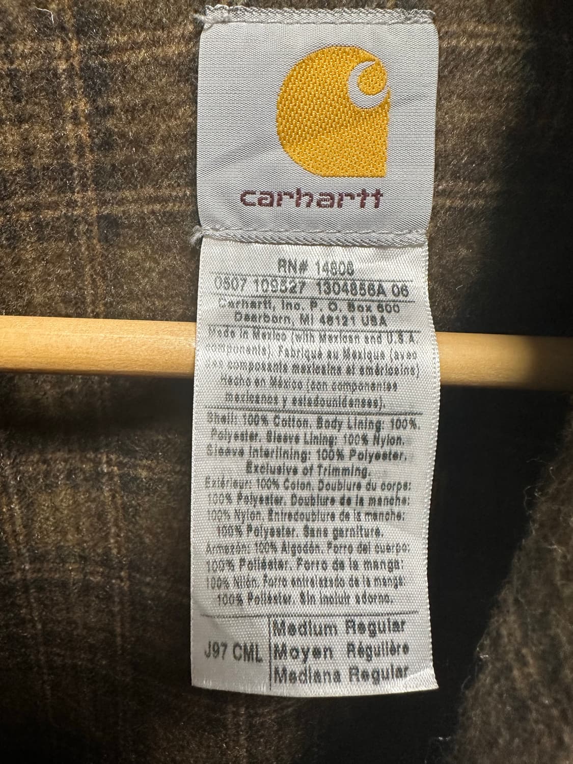 칼하트 j97 CML 디트로이트 자켓 상품이미지3