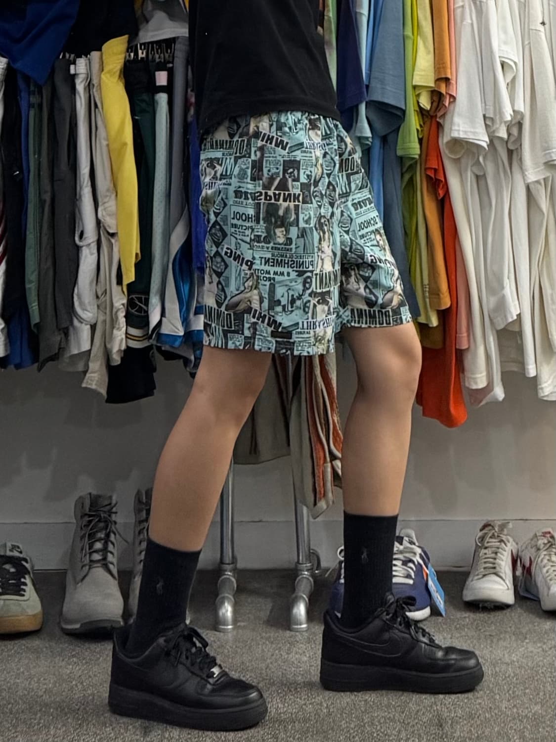 히스테릭글래머 펑크 나일론 하프팬츠 상품이미지8