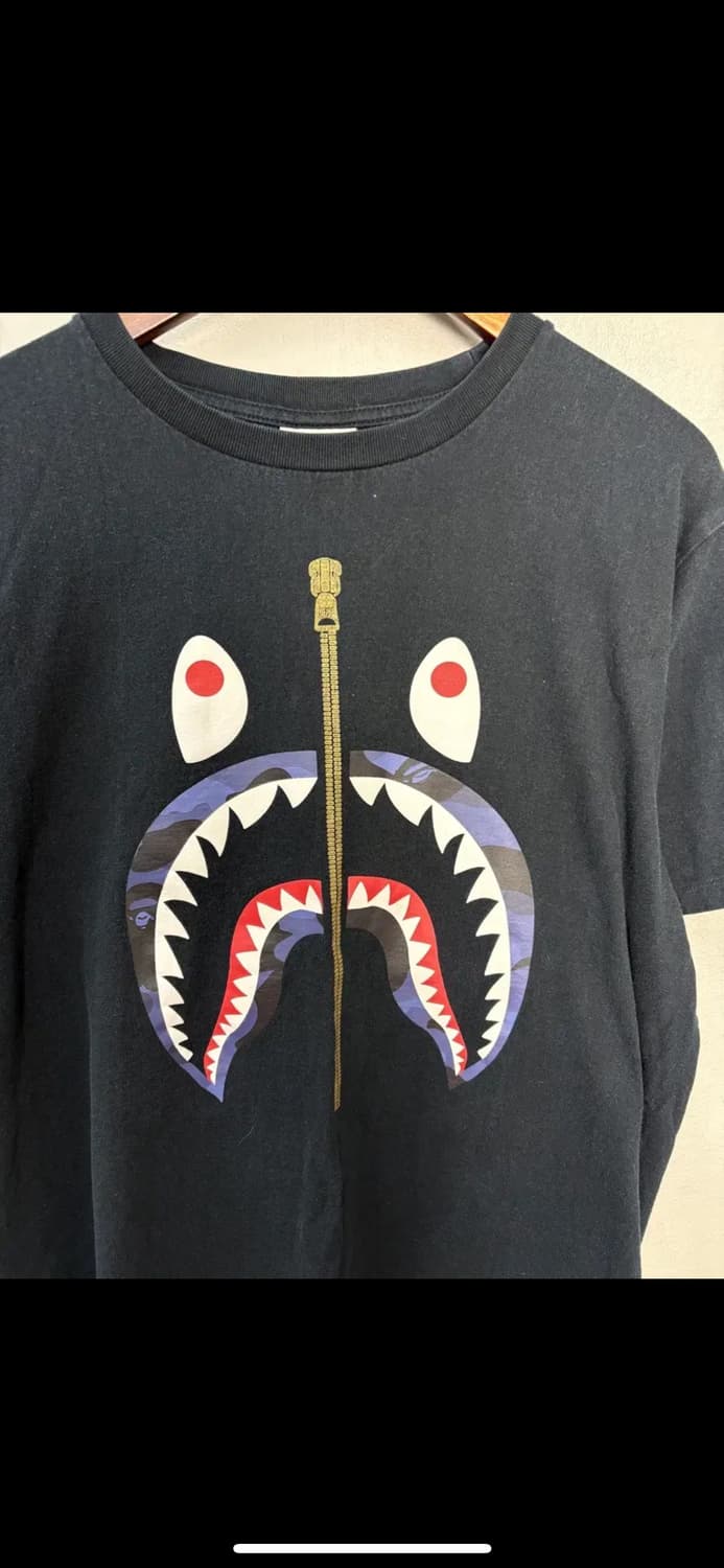 베이프 시그니처 샤크 그래픽 블랙반팔 H2403 상품이미지3