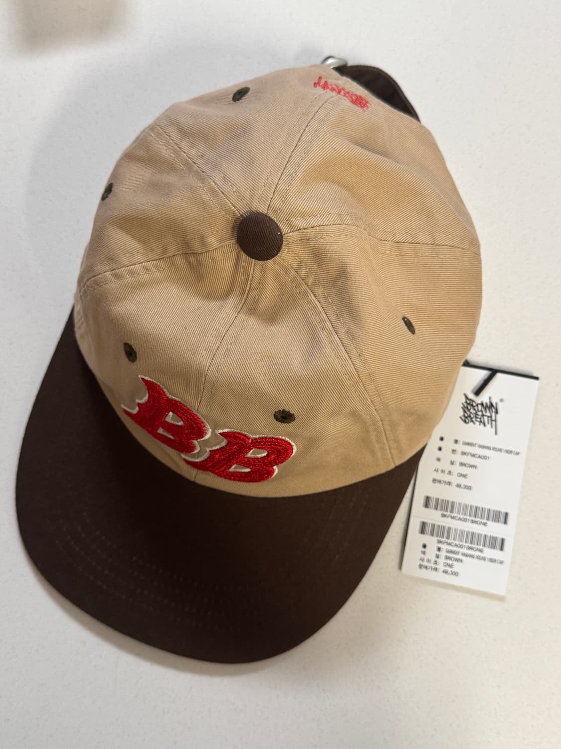 브라운 브레스 볼캡   상품이미지2