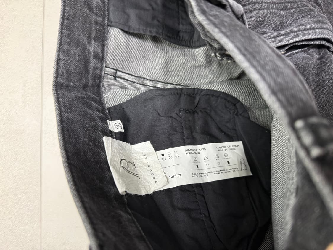 브라운야드 흑청바지 데님 상품이미지2