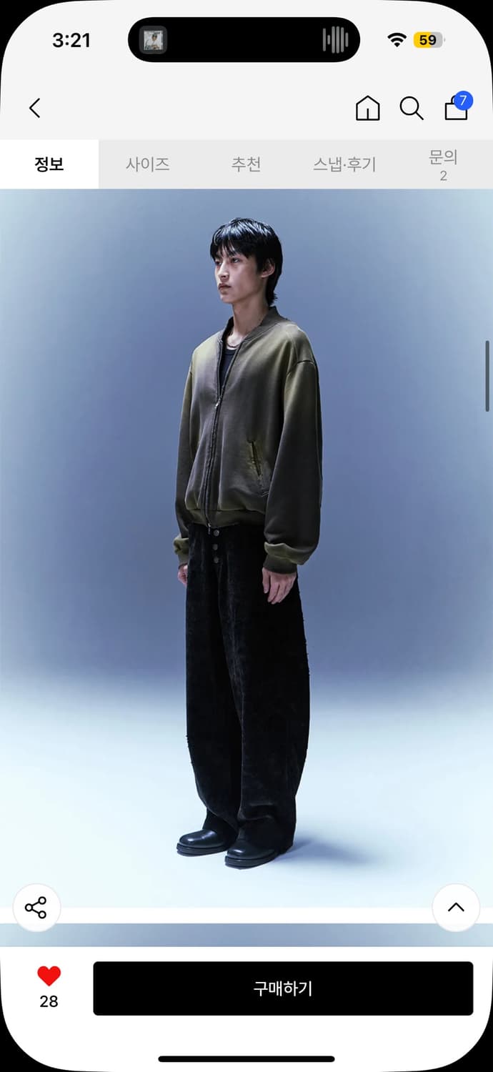 엔드릭스 블랙 코듀로이 팬츠 L 상품이미지5