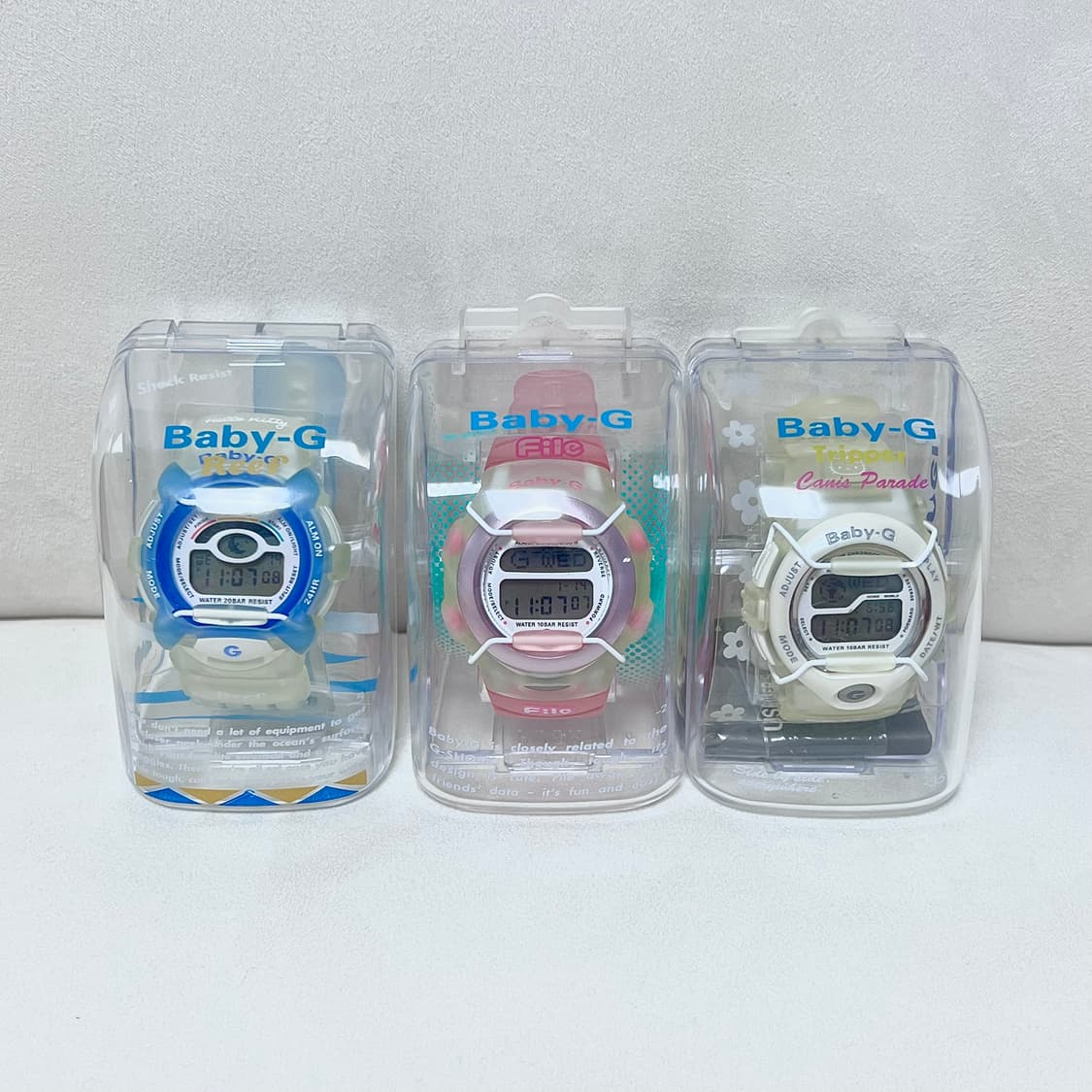 [한정판] Baby-G 고전 헬로키티 3종 세트 상품이미지1