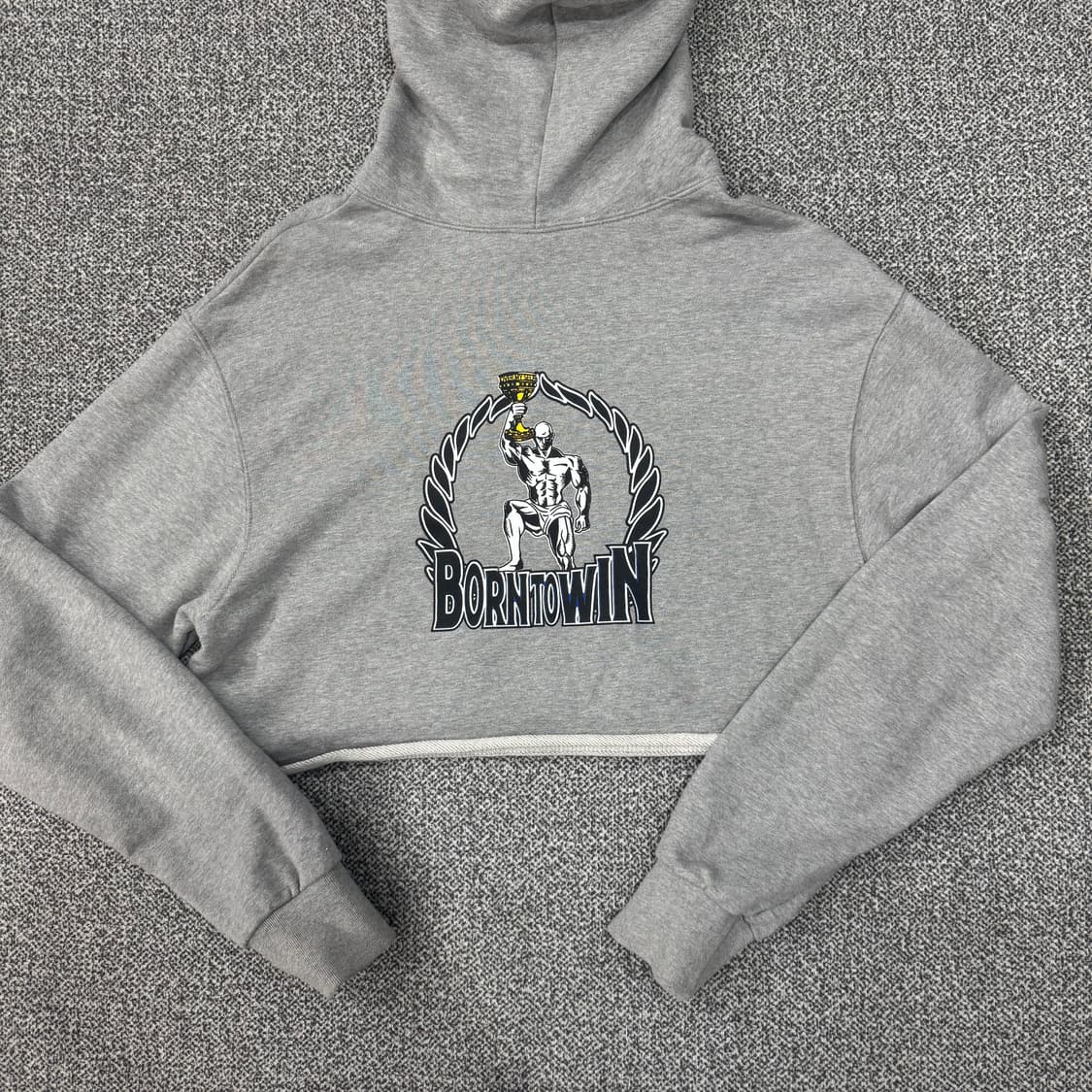 본투윈 레이즈본 크롭 후드 상품이미지2