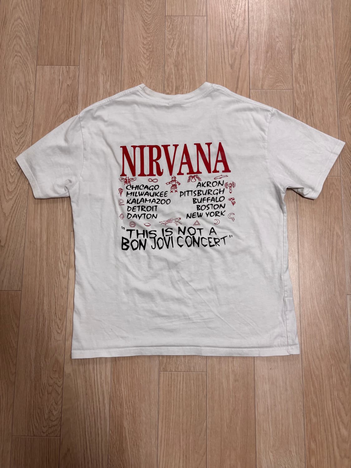 Nirvana 프린팅 반팔티 상품이미지2
