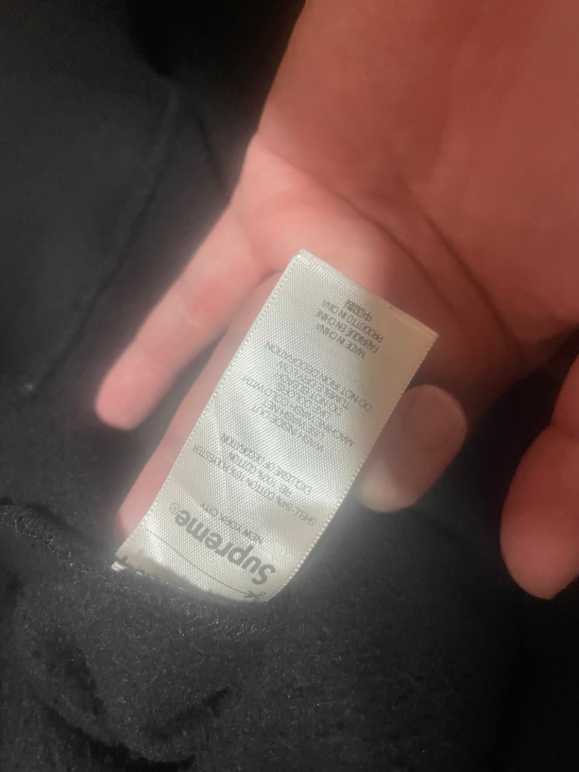 슈프림 요지 야마모토 집업 후드 블랙 상품이미지6