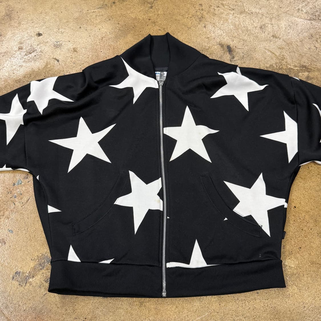 [ 정품/95 ] 아디다스 스타 패턴 트랙탑 져지 b8 상품이미지3