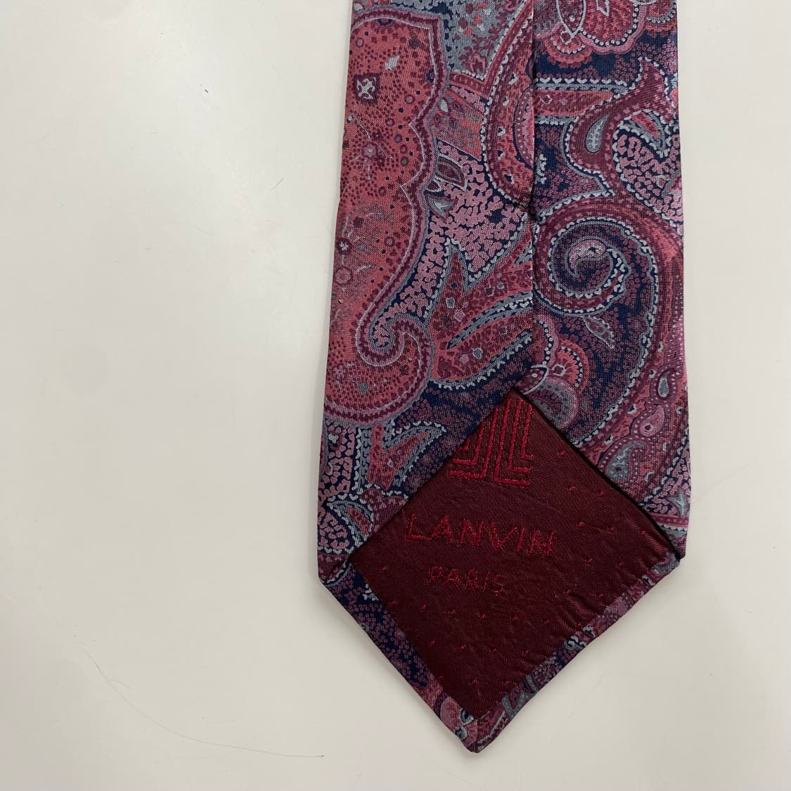 랑방 페이즐리 정품 명품넥타이 (LANVIN) 8.2cm 상품이미지7
