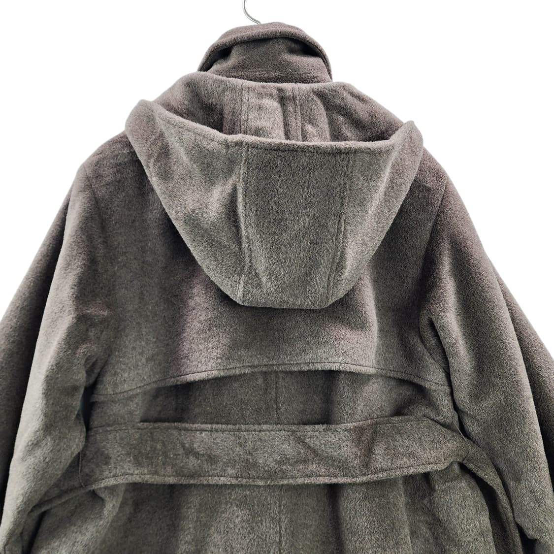 [S] akro 아크로 후디드 울 블렌드 앙고라 코트 상품이미지5