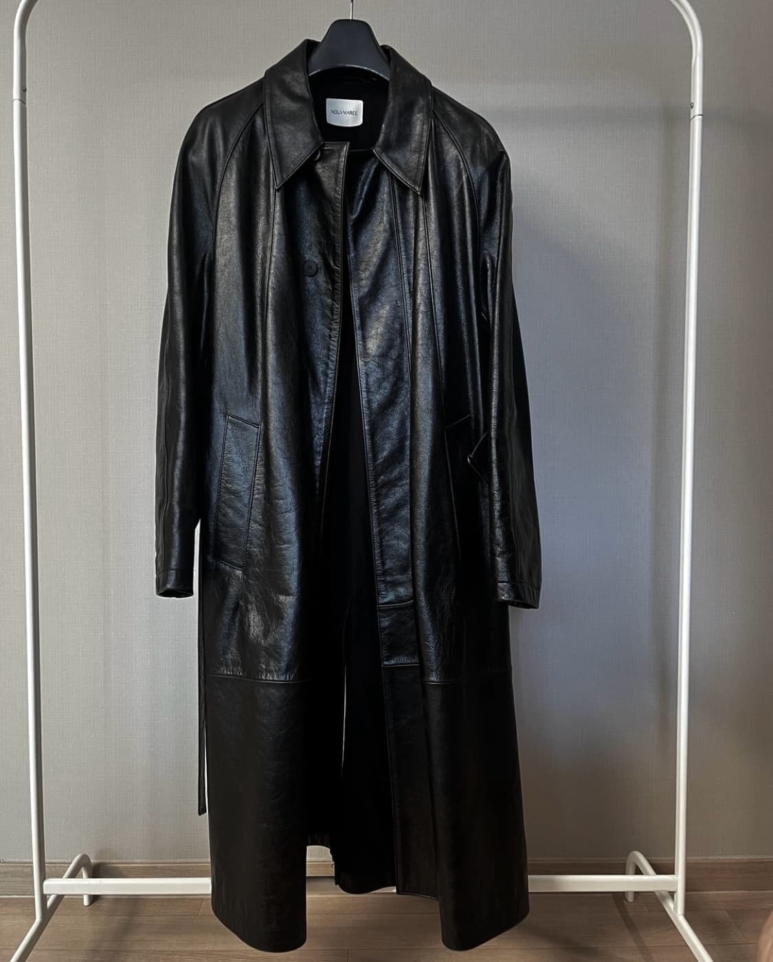 누마레 레더 트렌치코트 상품이미지1