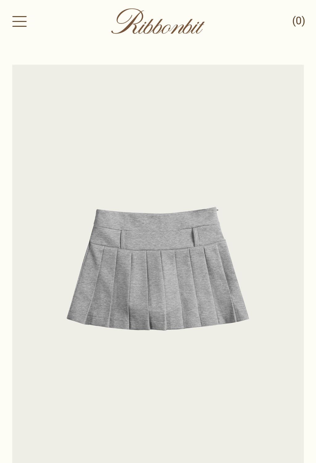 리본빛 발레 스커트 Ballet Skirt - Gray 상품이미지1