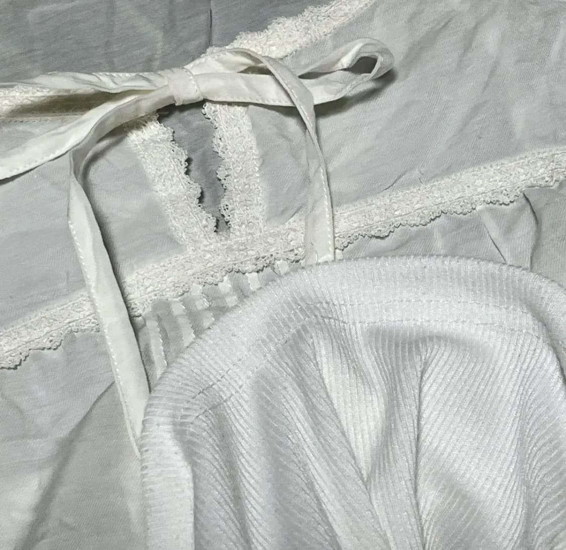 일본 빈티지 모리걸 레이스 천사핏 블라우스 아오이유우 스즈코 카모메산장 상품이미지3