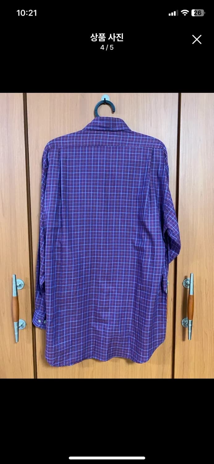 [Paul Stuart] 폴스튜어트 뉴욕 코트 체크 셔츠 S사이즈 상품이미지4