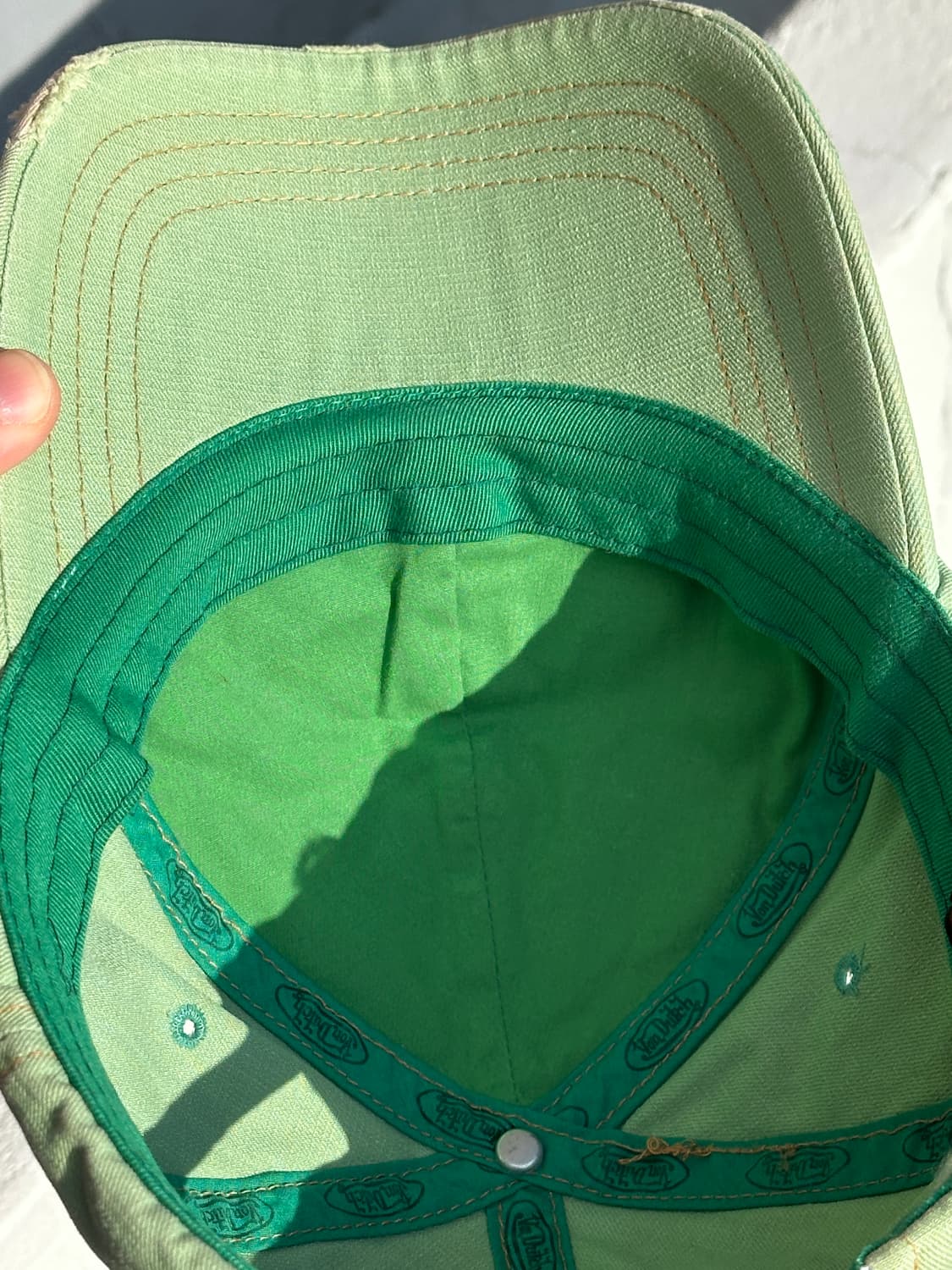 [M-L] 본더치 로고 디트로이트 연두색 볼캡 모자 상품이미지7