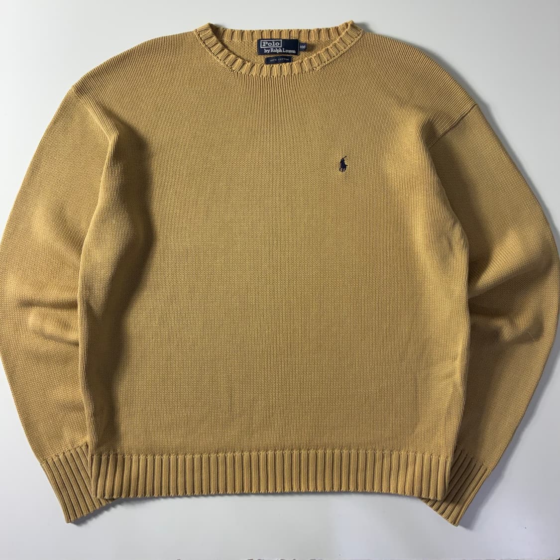 Polo 폴로 랄프로렌 베이지 라운드 니트 상품이미지1