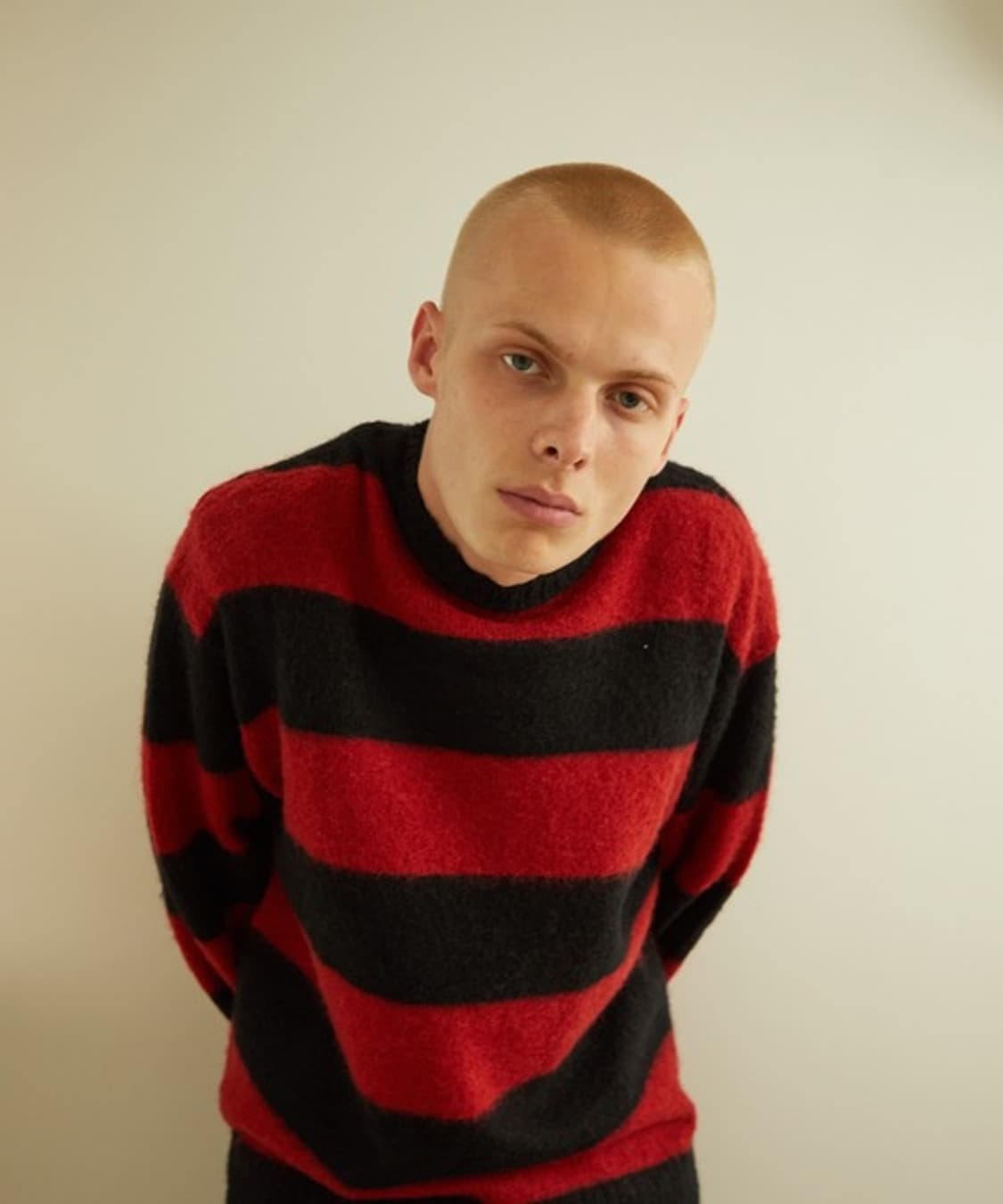 넘버나인 모헤어 스트라이프 스웨터 상품이미지2