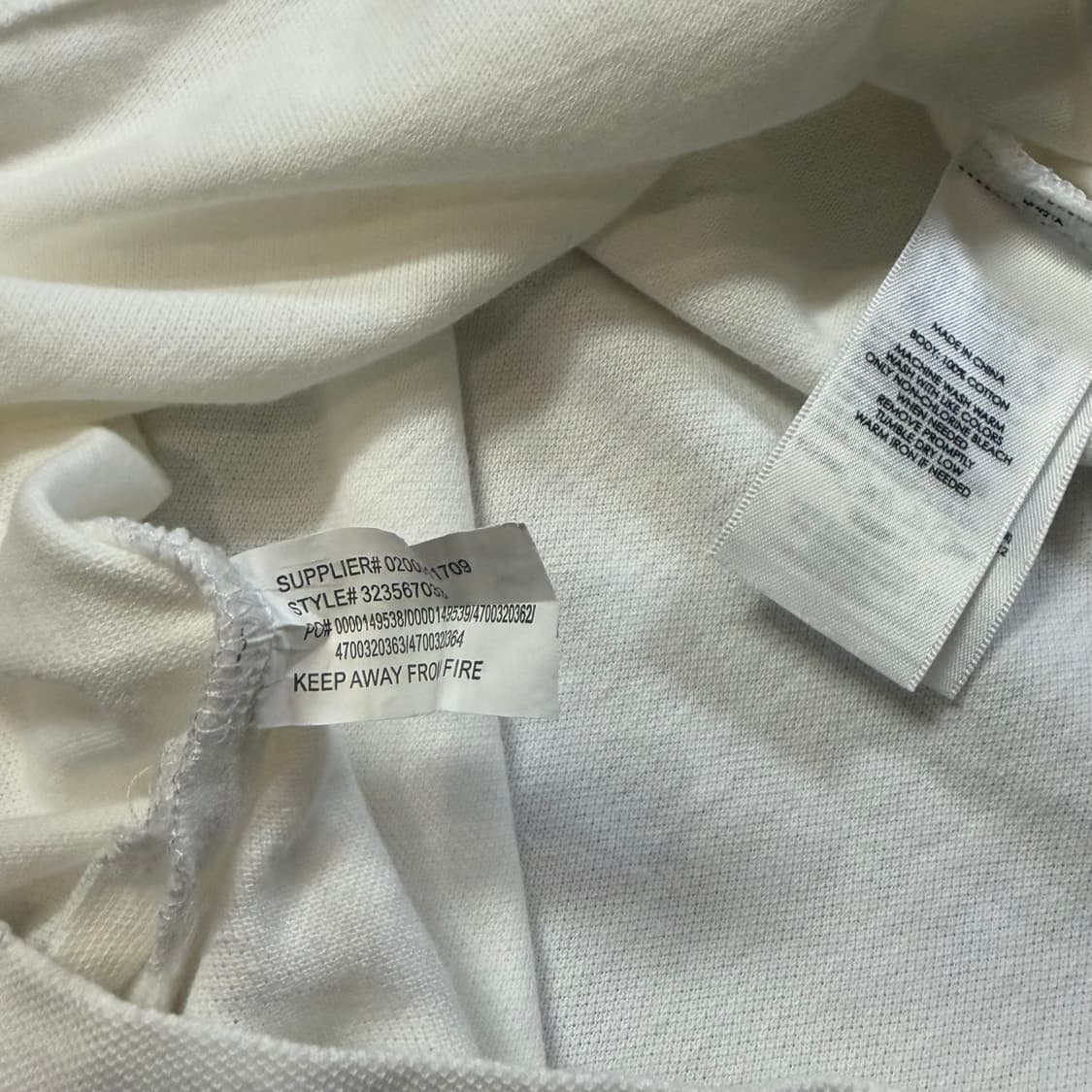 폴로 랄프로렌 롱 슬리브 화이트 폴로 셔츠 상품이미지4