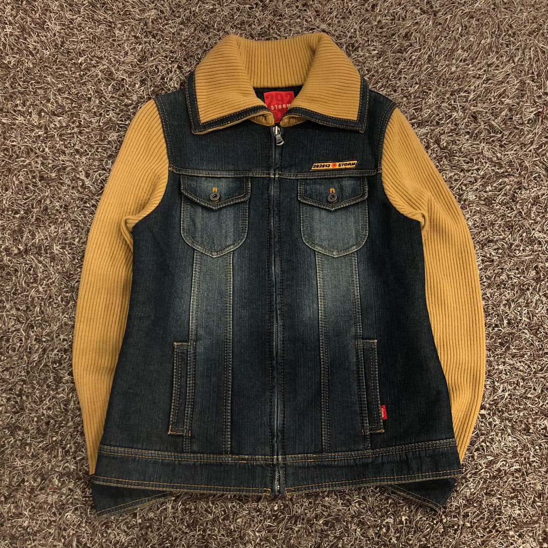 292513 STORM 데님 니트 자켓 상품이미지1
