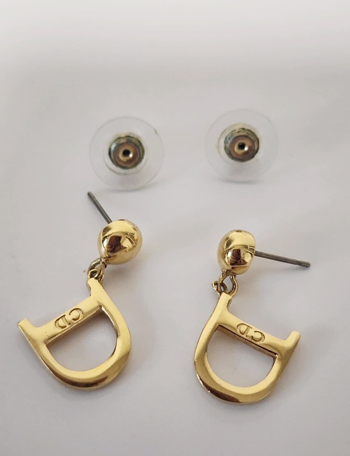 정품 디올 D 장식 골드 귀걸이  상품이미지7