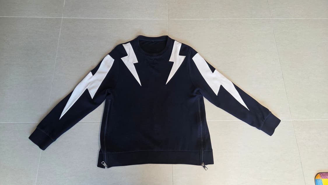 닐바렛 네오플렌 라이닝 썬더  맨투맨 상품이미지4