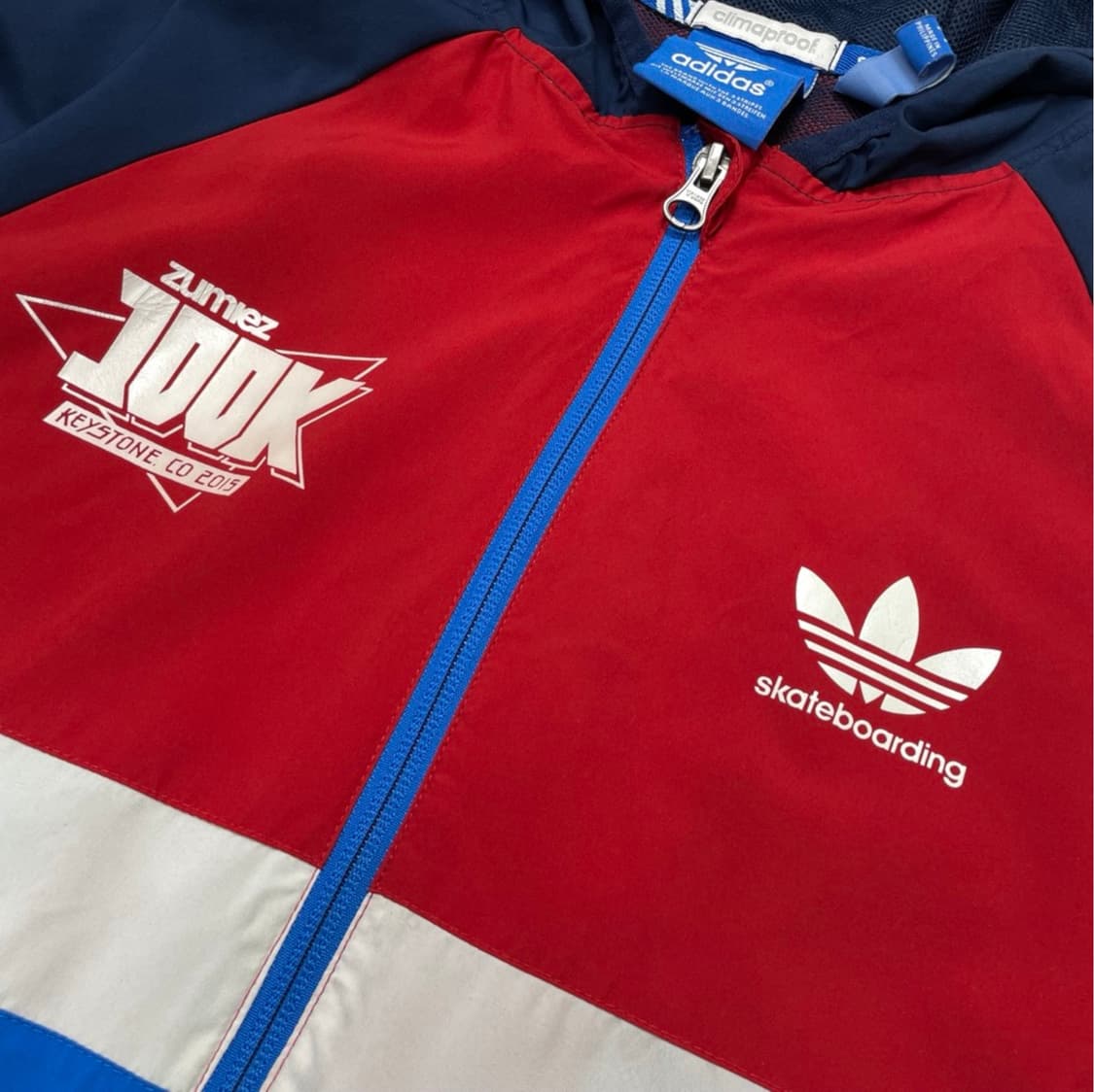 아디다스 Adidas 컬러블록 스케이트보딩 후드 윈드브레이커 S 상품이미지4