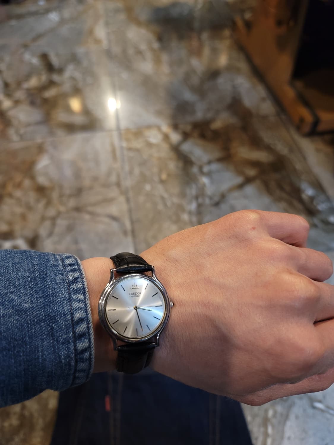 세이코 크레도르 쿼츠 시계 상품이미지3