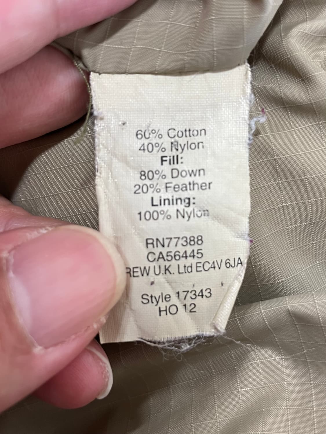 국내유일 제이크루 카라코람 빈티지 다운 패딩 자켓 ideal 투웨이 지퍼 상품이미지7