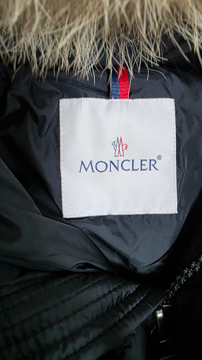 [새상품급,3]몽클레어 클루니 블랙 리얼퍼 상품이미지3