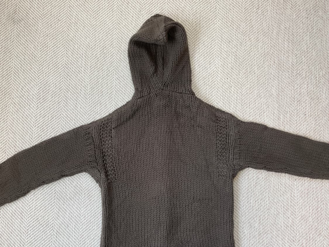 00s 마리떼 프랑소와 저버 브라운 버튼 디테일 니트 후드 J03854 상품이미지7